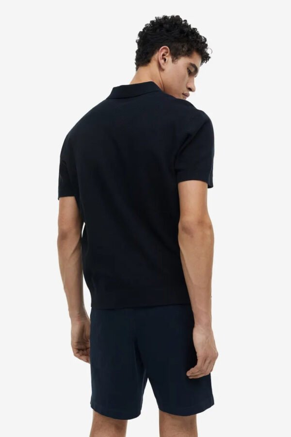 Black Stretch Formal Shirt - Image 2